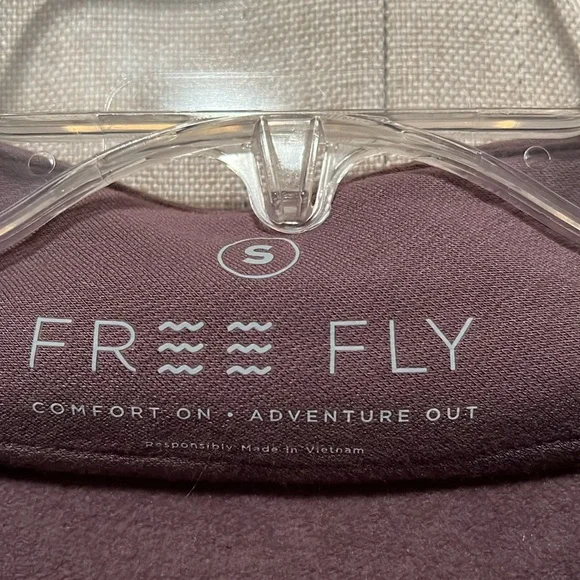 Free Fly Bamboo Fleece Mockneck sweater size small - Picture 2 of 5